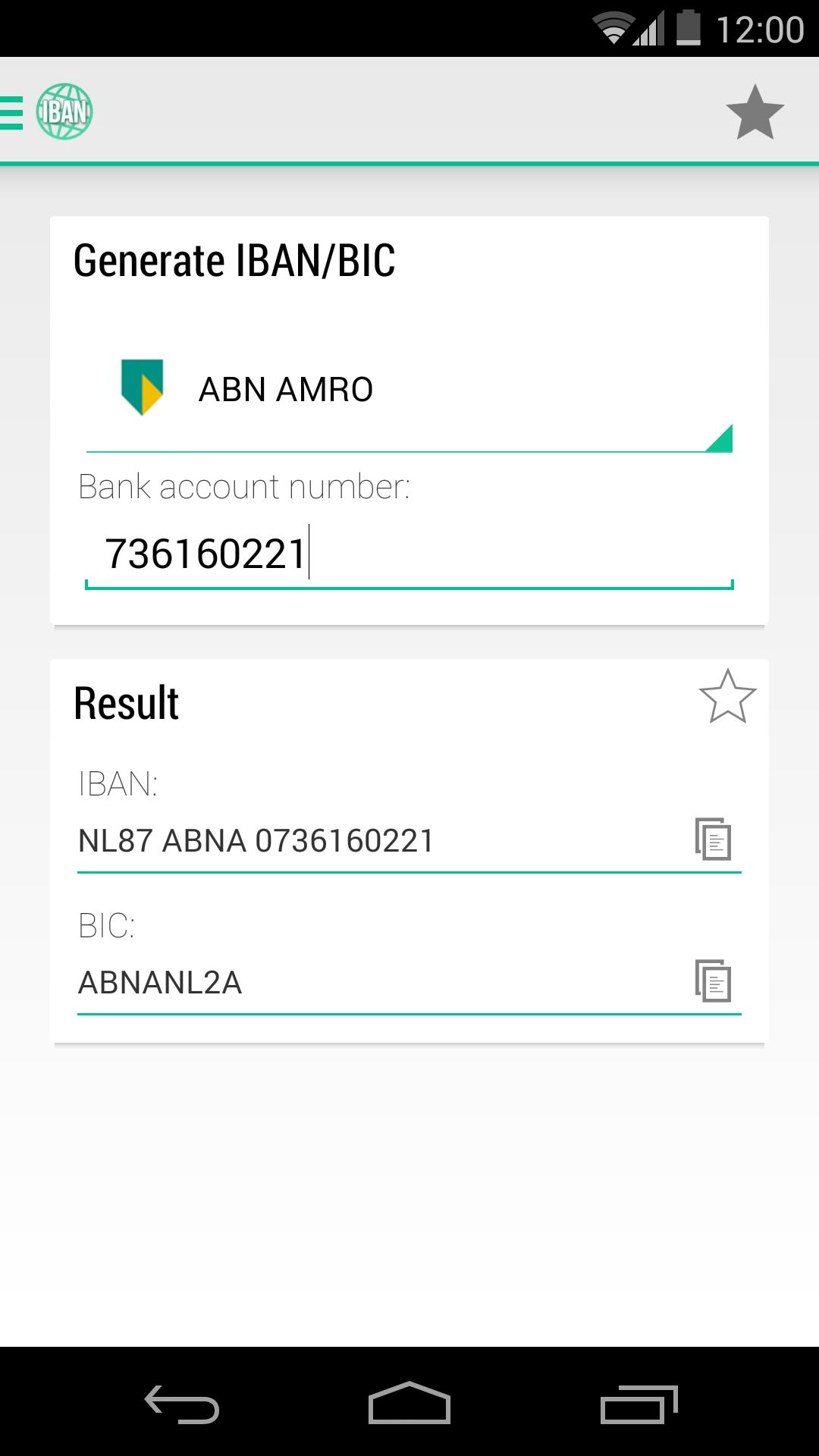 Generate IBAN