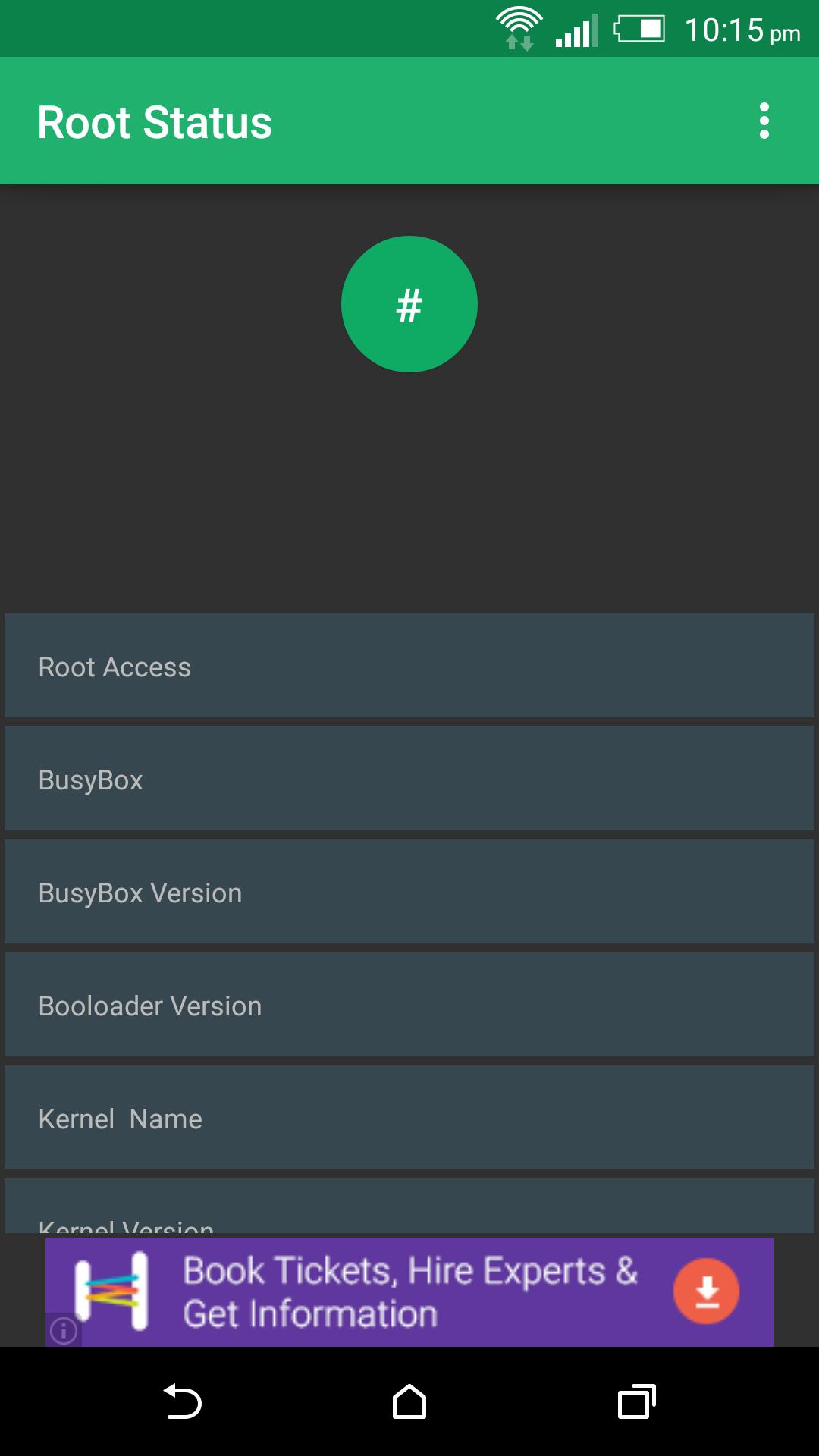 Root Status