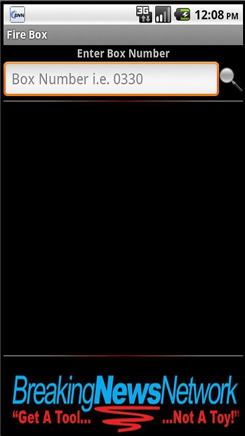 Fire Dept Box Number Search