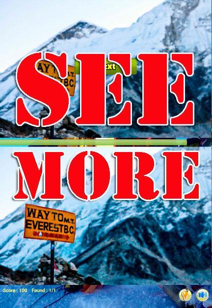 Find Difference Mount Everest