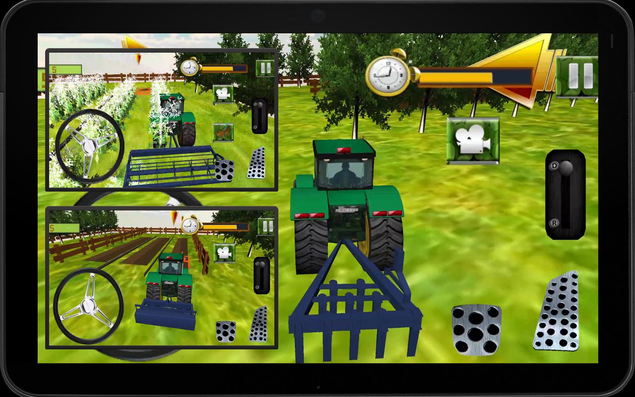 Real Corn Farming Tractor SIM