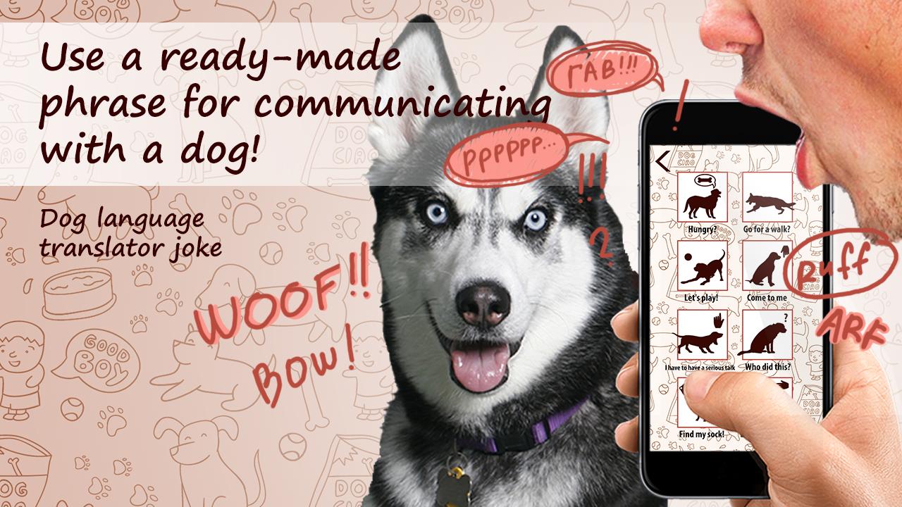 Dog language translator joke