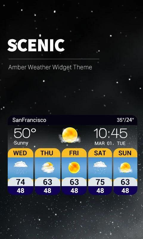 weather and news Widget app