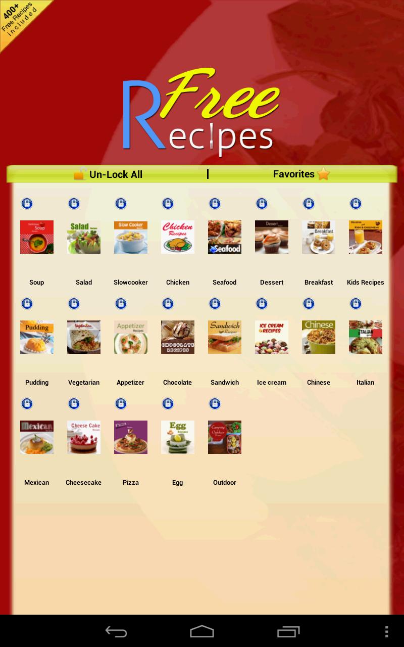 400+ Free Recipes