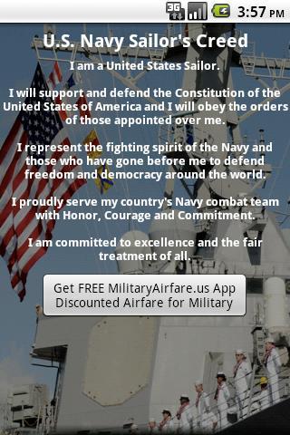 Navy Sailor's Creed