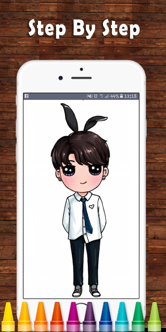 How to Draw BTS Members  | Fans