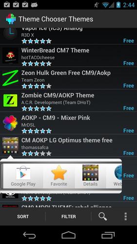 Theme Chooser Themes