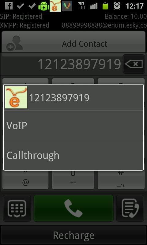 eSky Mobile VoIP Tunnel