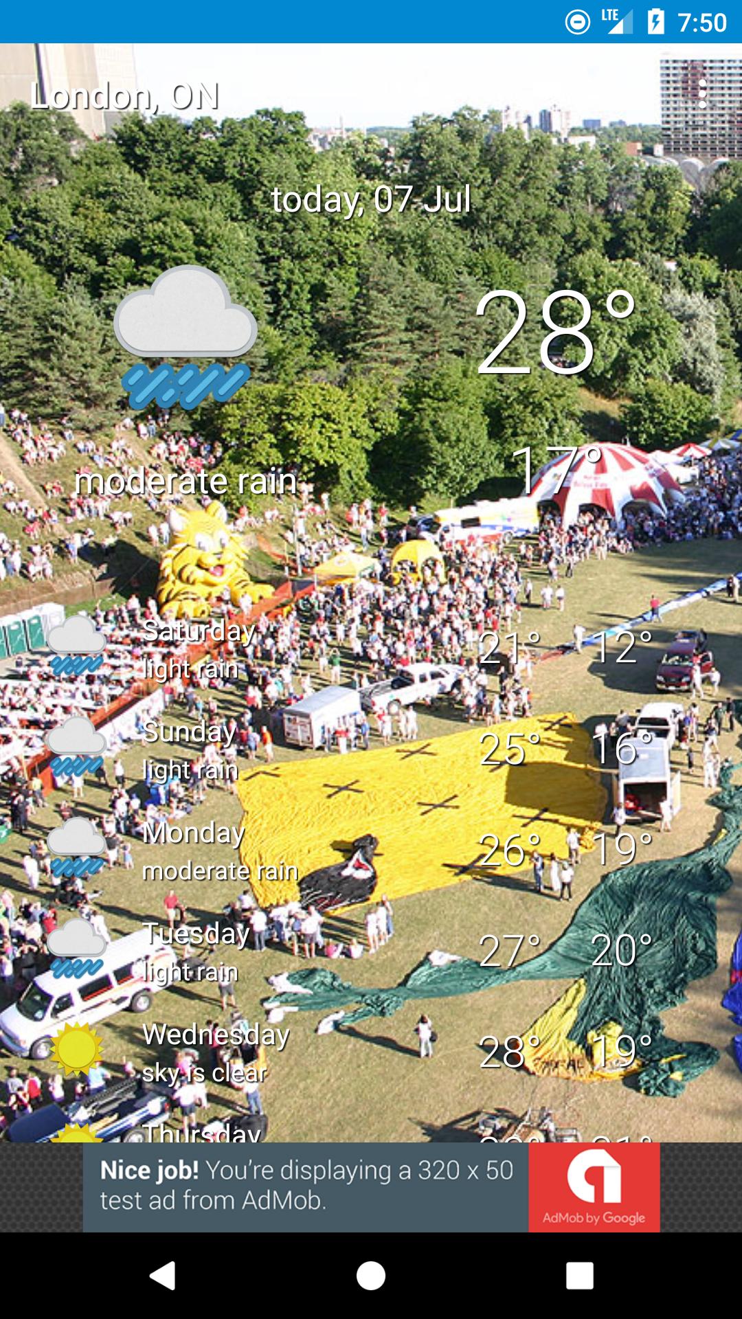 London, Ontario - weather