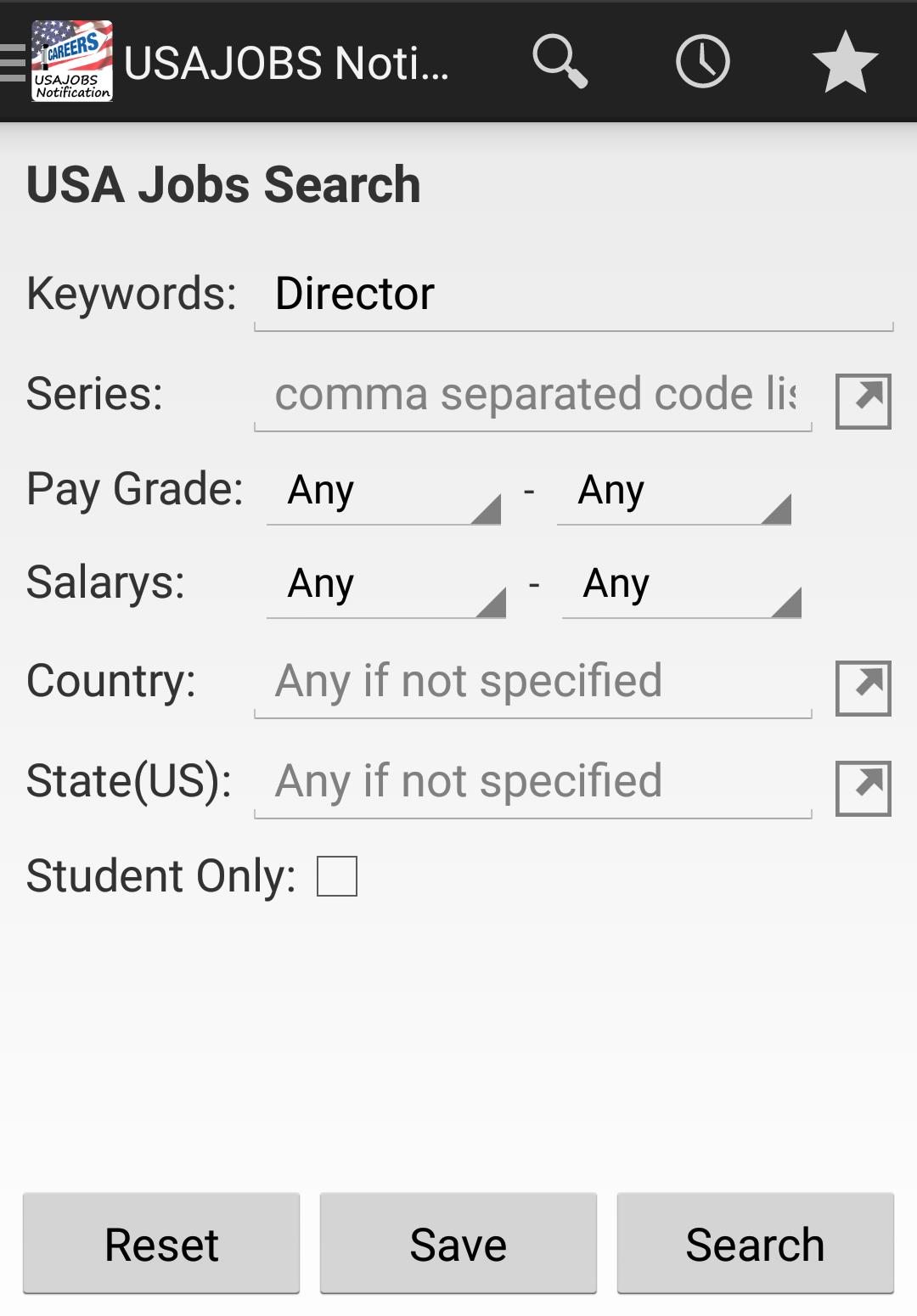 USA Jobs Notification