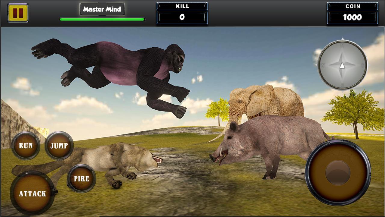 Gorilla Sim Dino Gorilla Game 2019