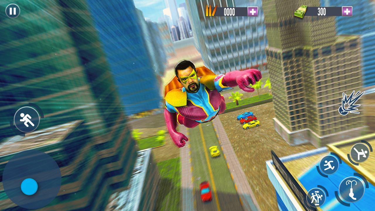 Flying Hero Crime City Theft