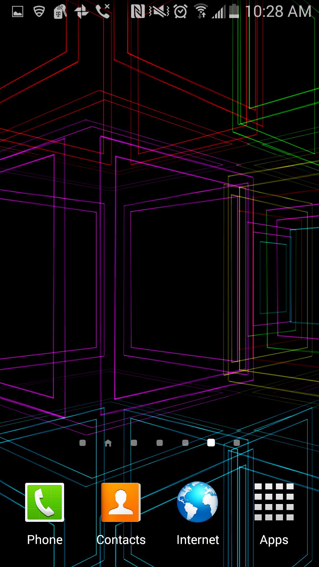 3D Cube Matrix Live Wallpaper