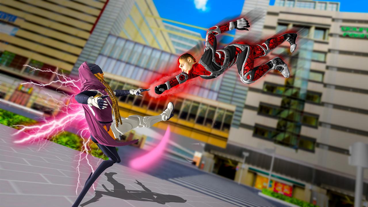 Crime City flying hero: Underw