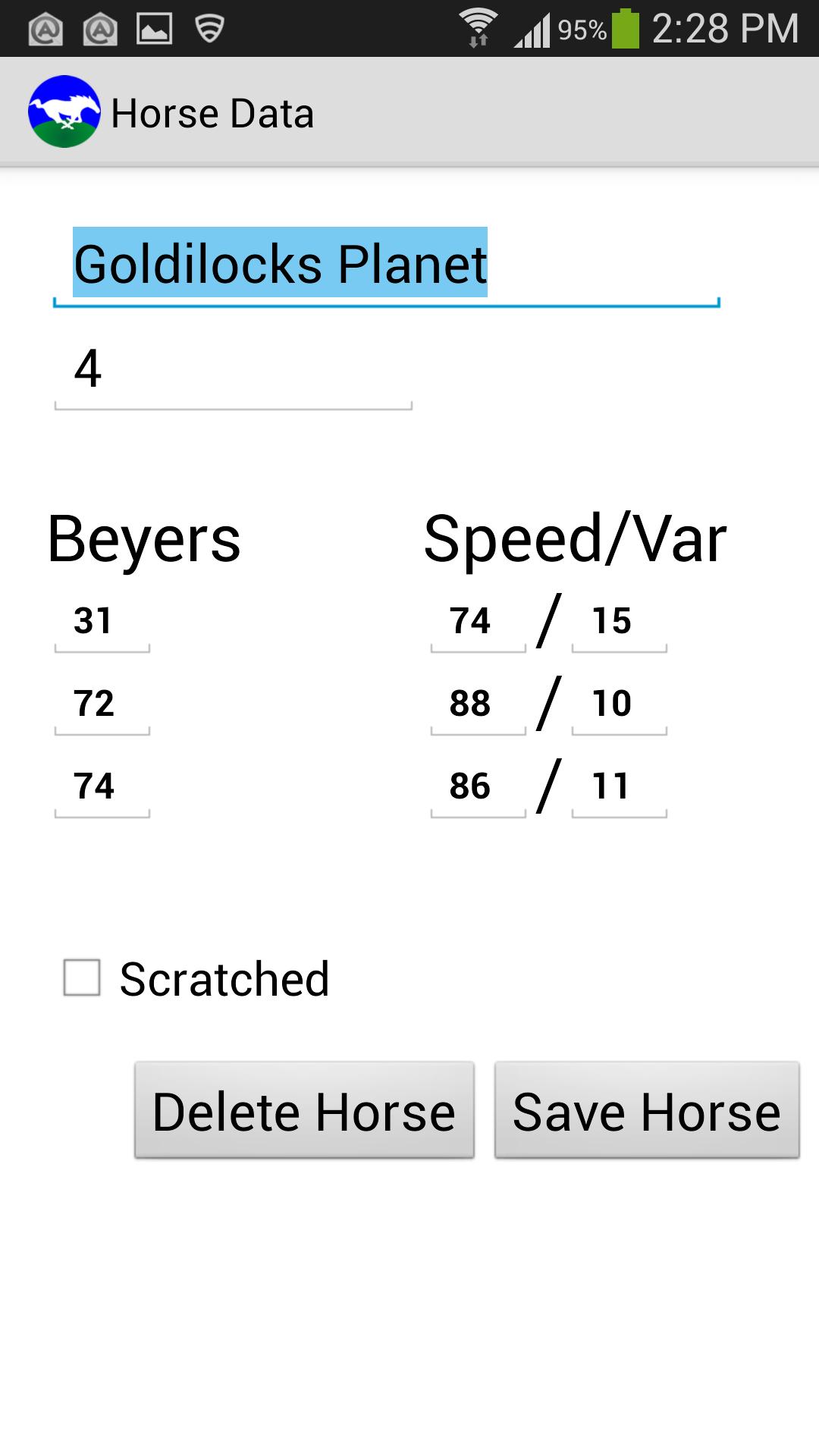 HandicapperPlus Mobile Edition