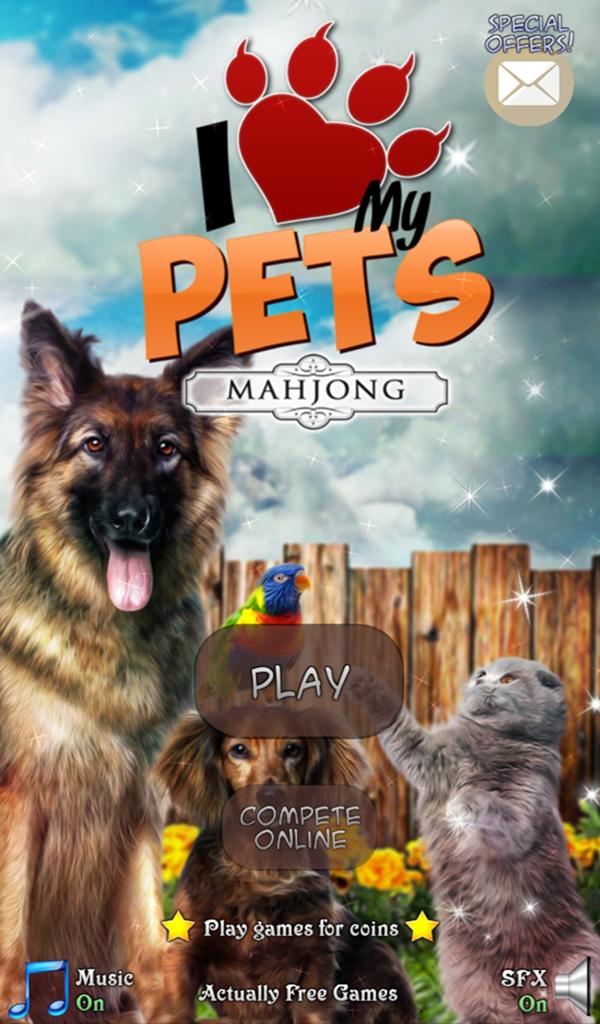 Mahjong: I Love My Pets
