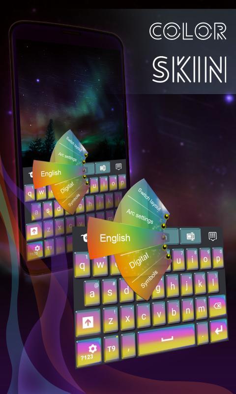 Color Skin for Keyboard