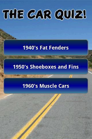 The Car Quiz!