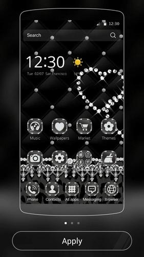 Black Lace Leopard Theme