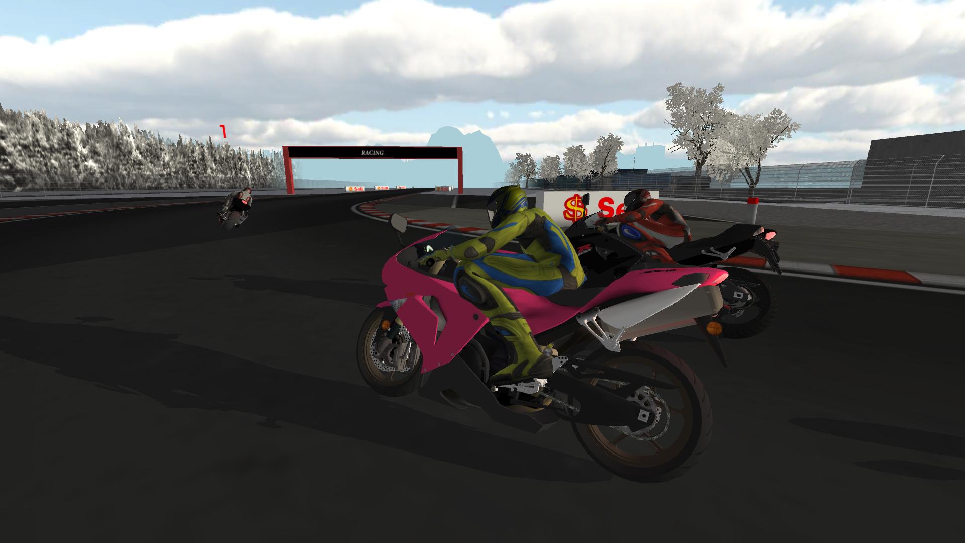 Winter Motorbike Race