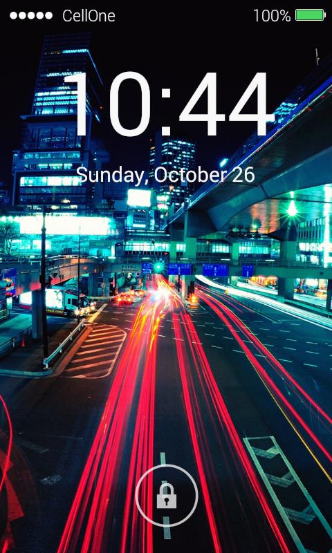 Keypad Lock Screen Parallax HD
