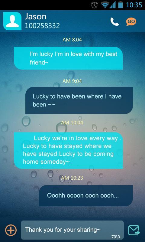 (FREE)GO SMS FLAT THEME