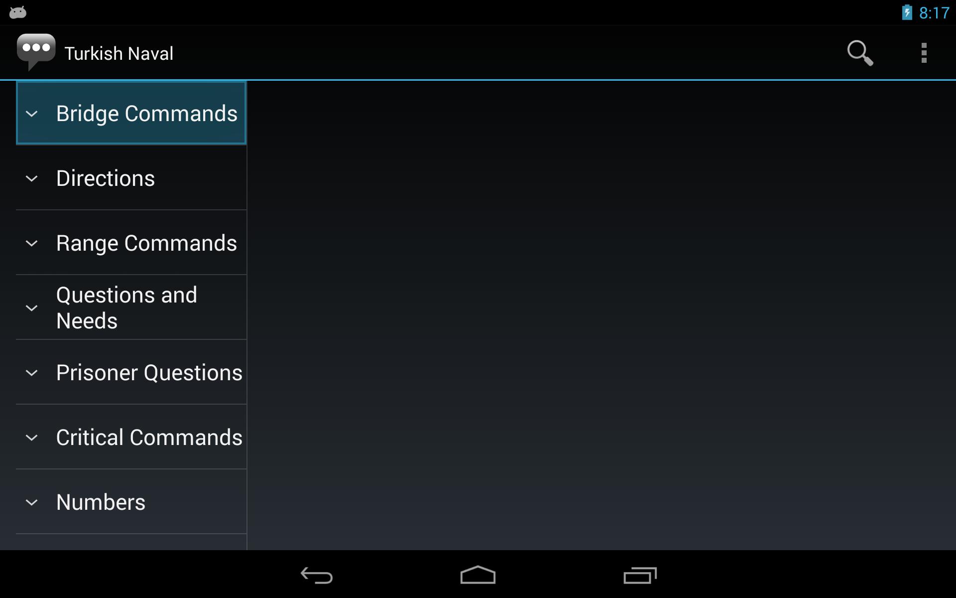 Turkish Naval Phrases