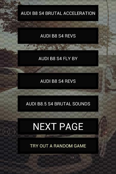 Engine sounds of B8 B8.5 S4 A4