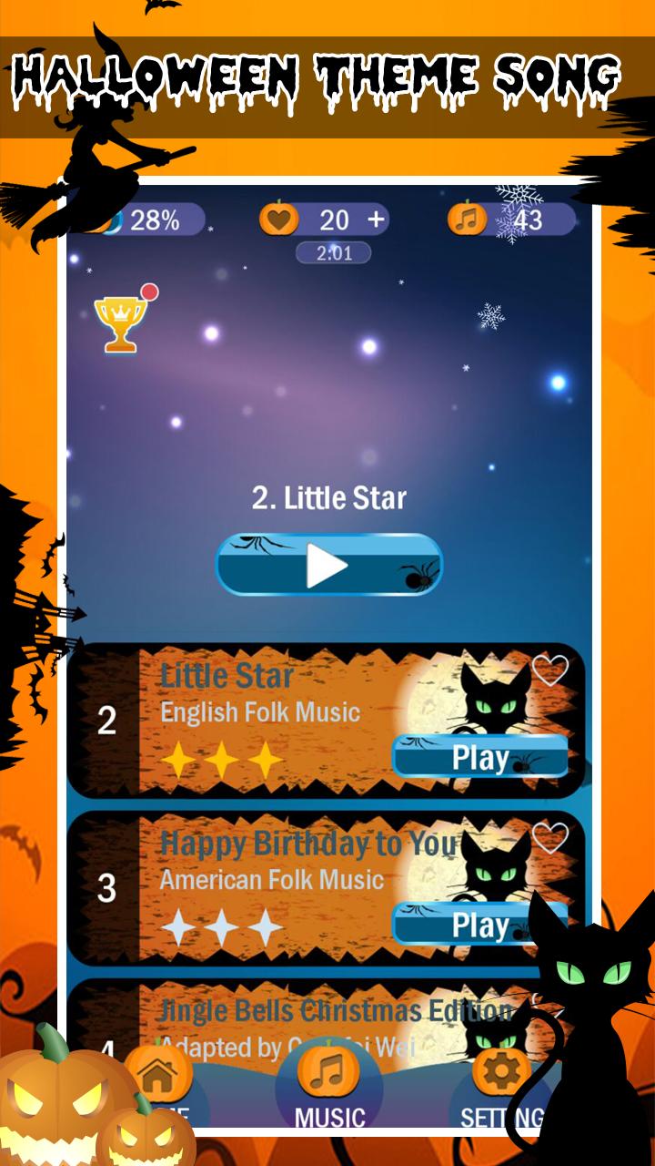 Piano Tiles - Halloween Theme Song