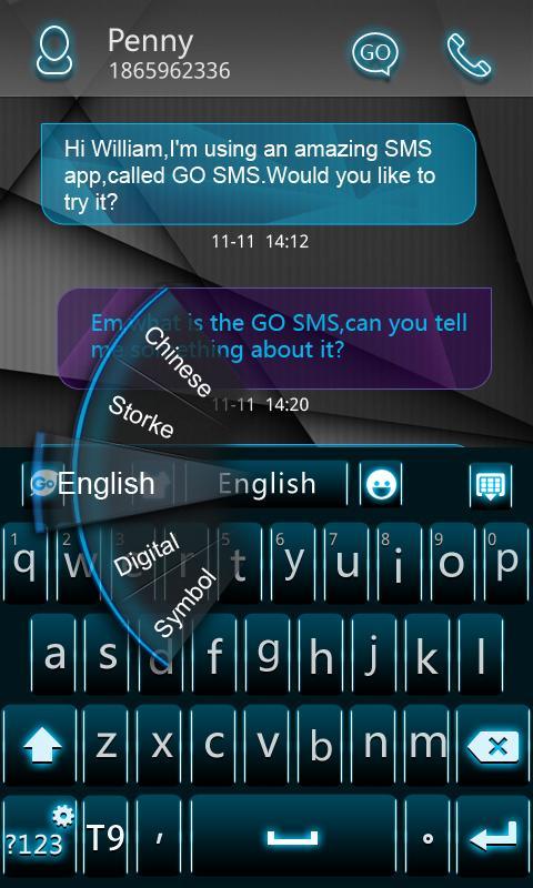 GO Keyboard Coolight Theme