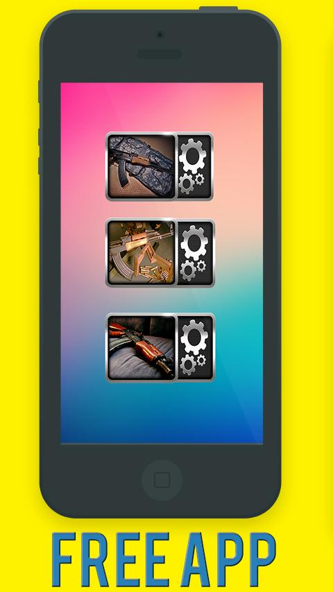 AK-47 rifle Widget