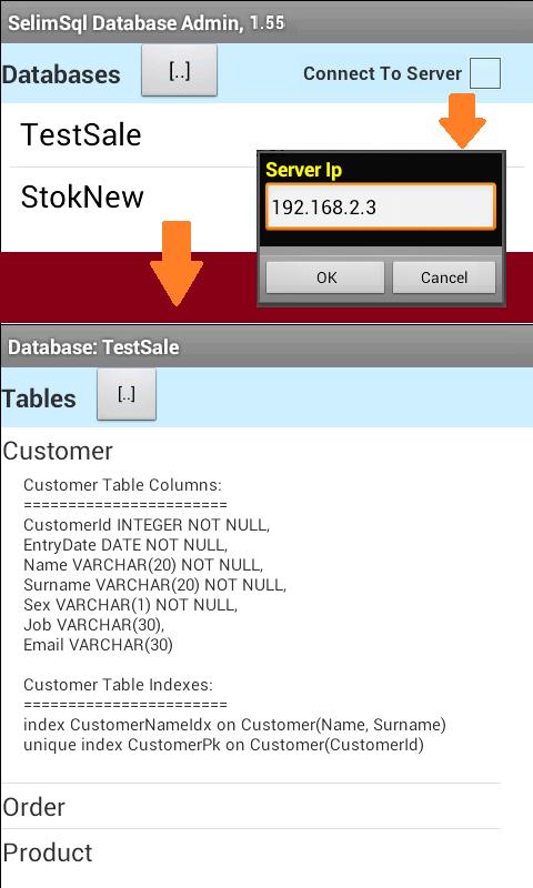 SelimSql Database Admin