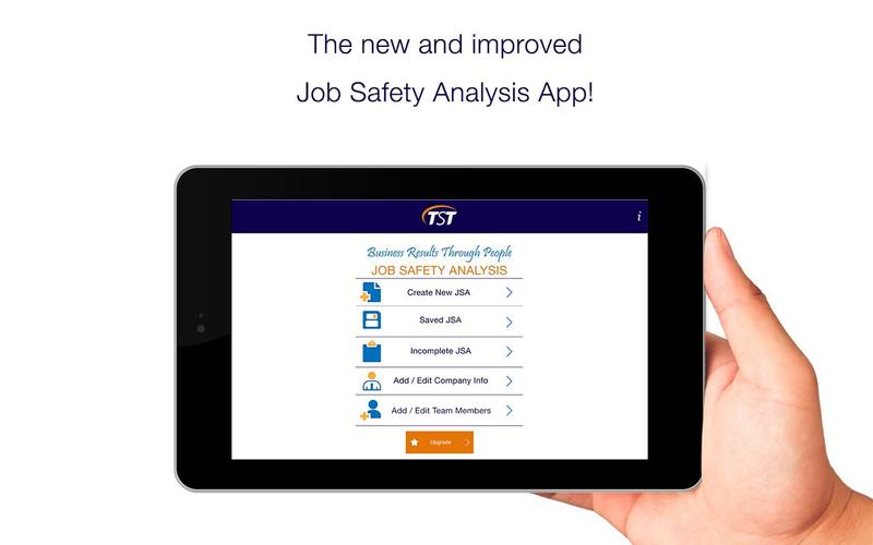 Job Safety Analysis - Tablet