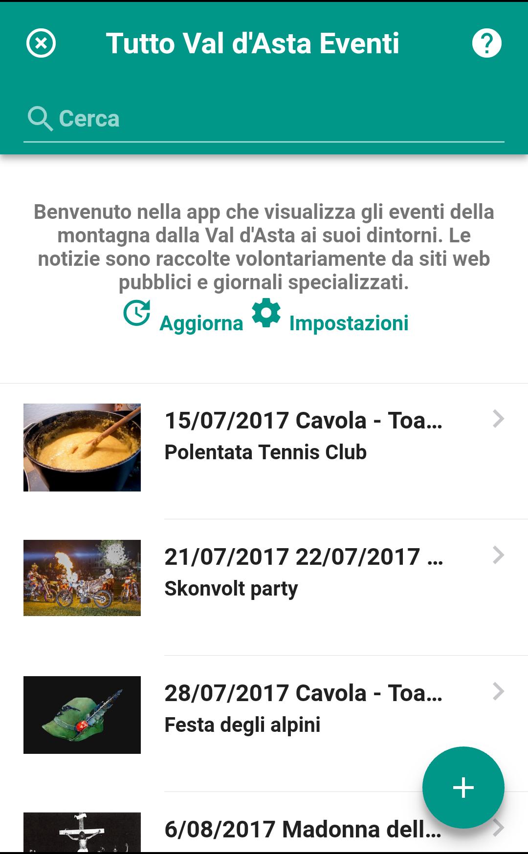 Tutto Val d'Asta Eventi