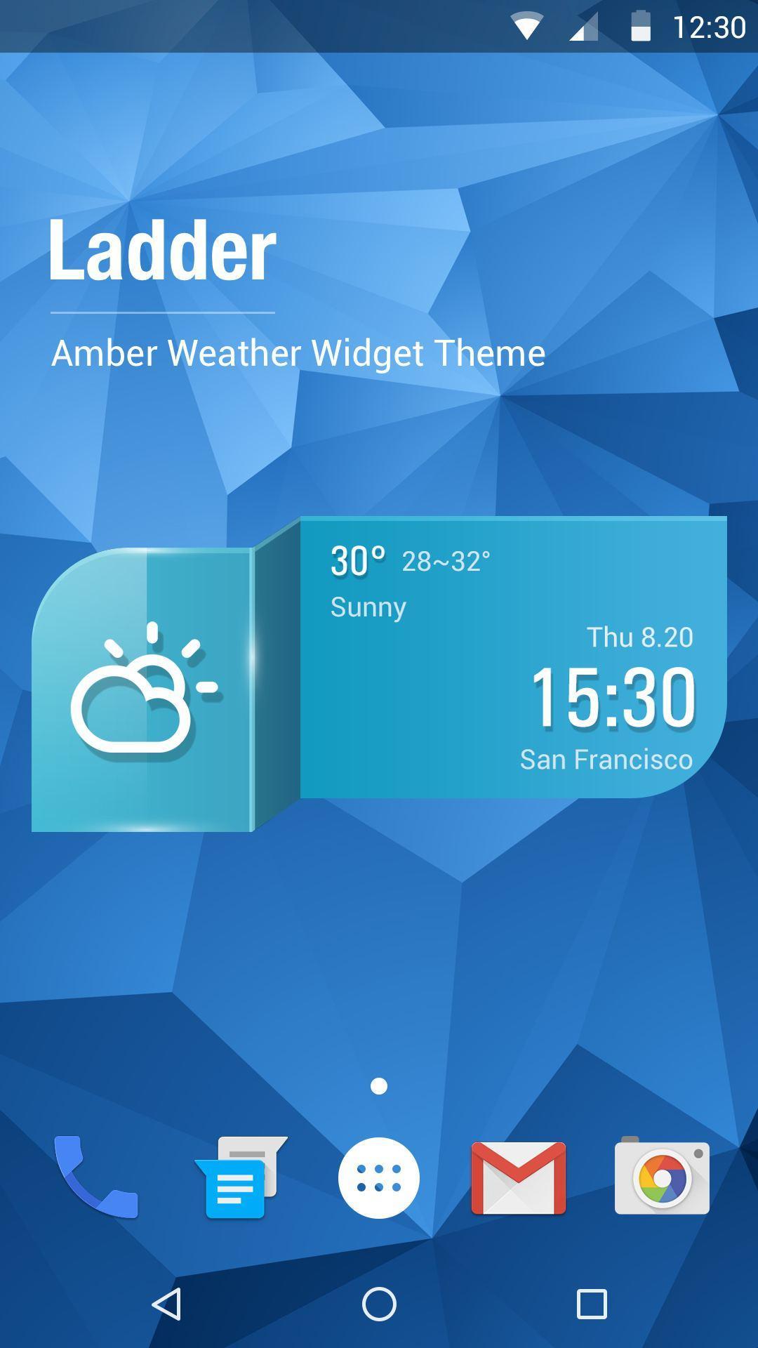 Rainy day weather app .