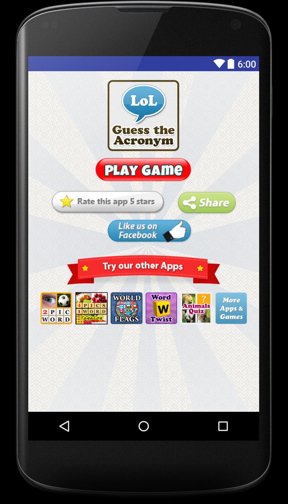 Guess the Acronym word