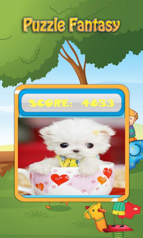 Cute Puppies Tiles Puzzle