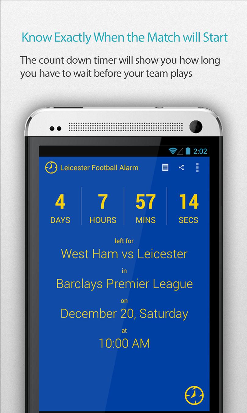Leicester Football Alarm