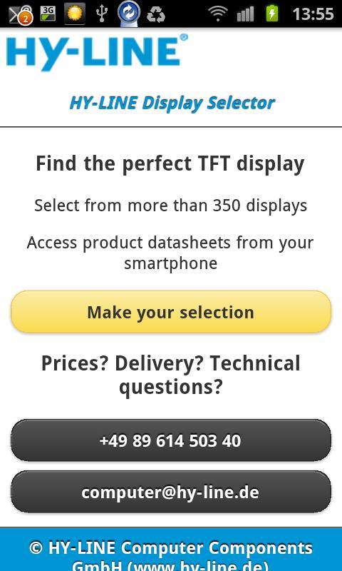 HY-LINE Display Selector