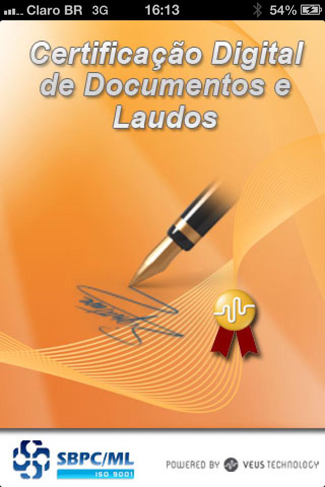 Laudo Certificado