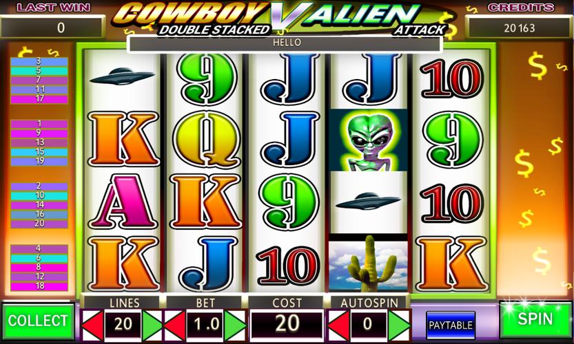 Cowboy V Aliens Free Slots!