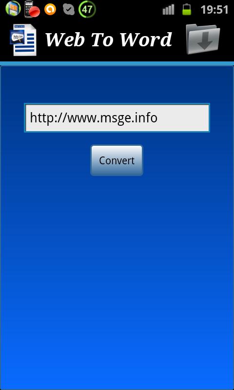 Web page To Word Converter