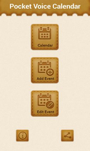 Pocket Voice Calender