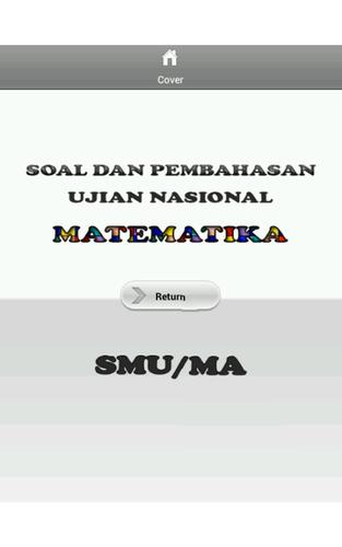 soal UN matematika SMU
