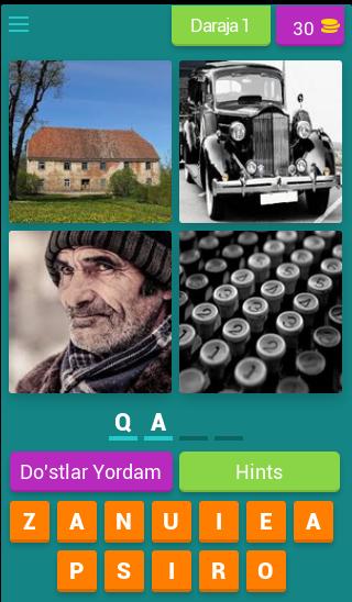 4 rasm 1 so'z