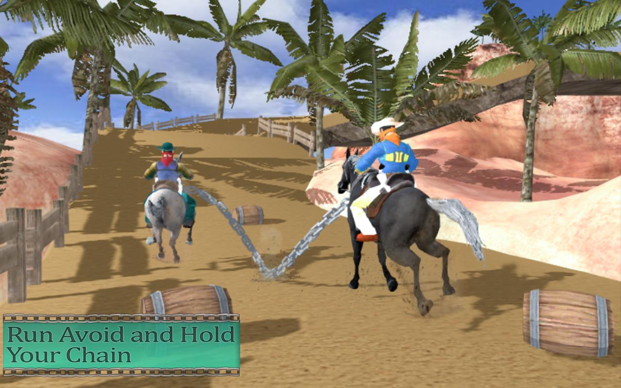 Chained Horse Racing