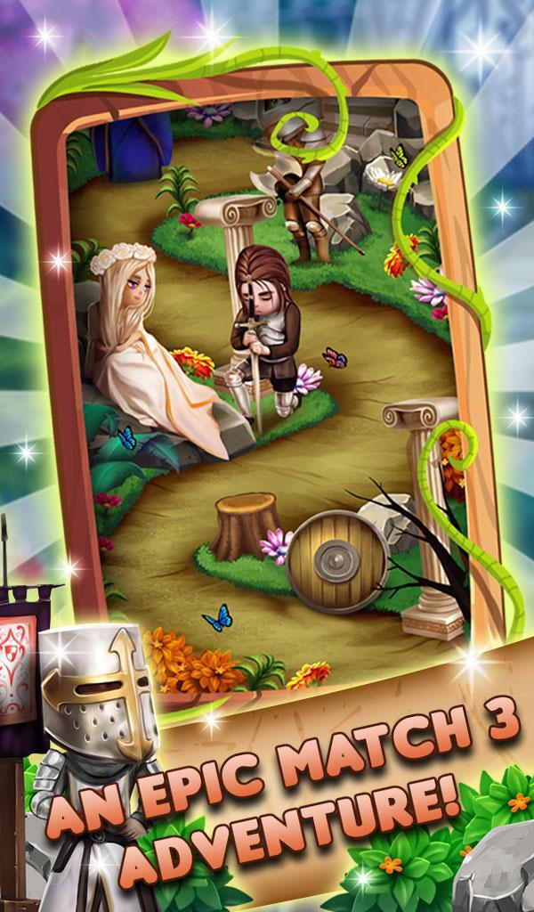 Match 3 Fantasy Quest: Hero Story