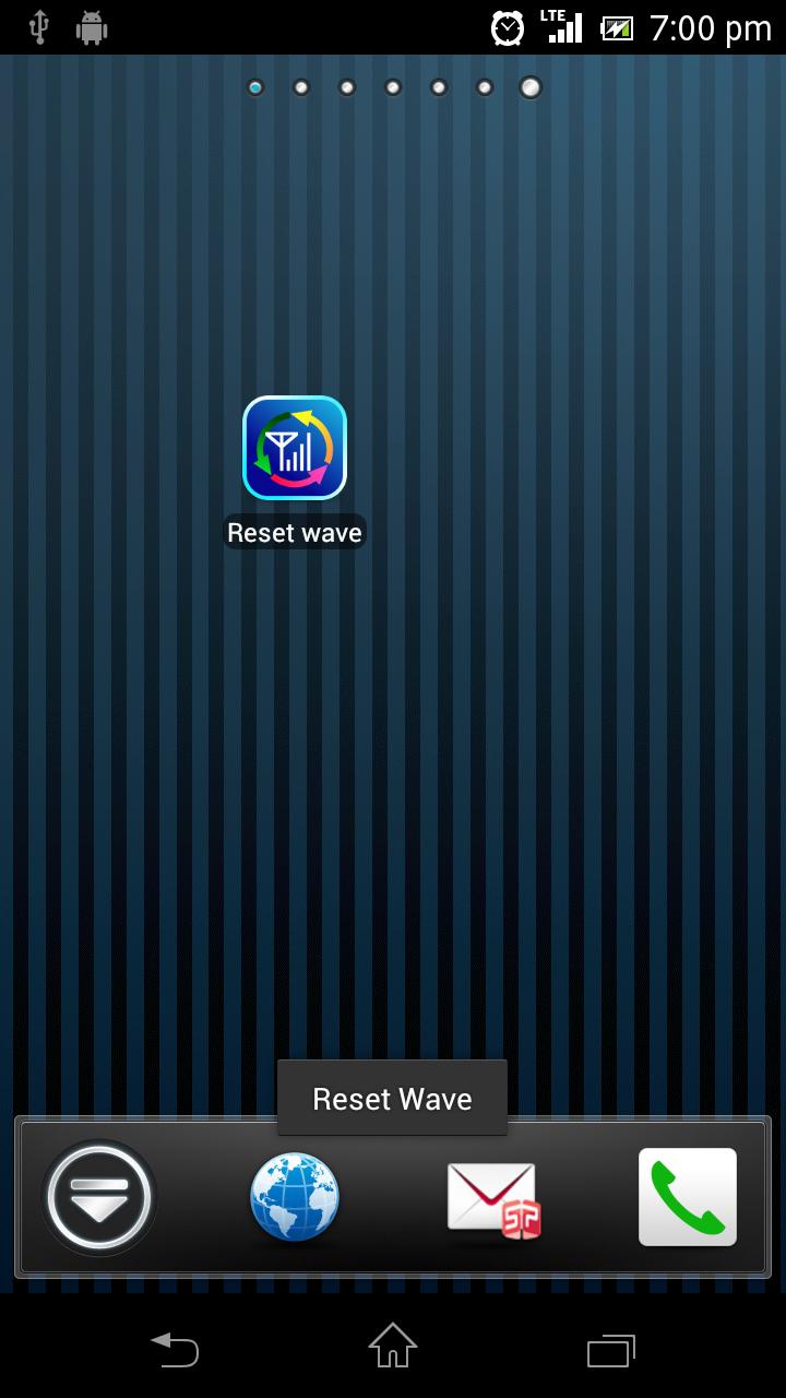Reset radio