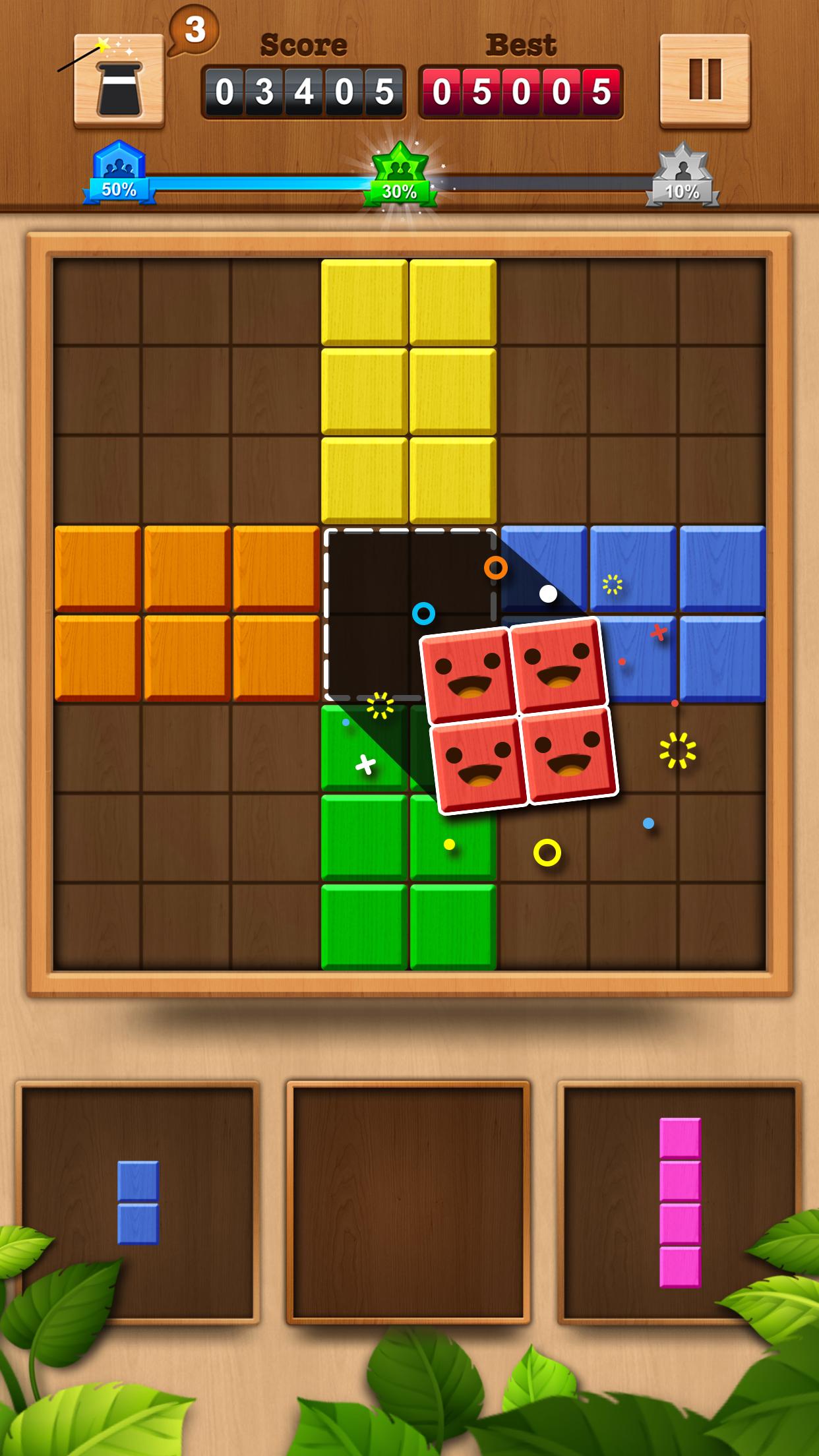 Wood Color Block