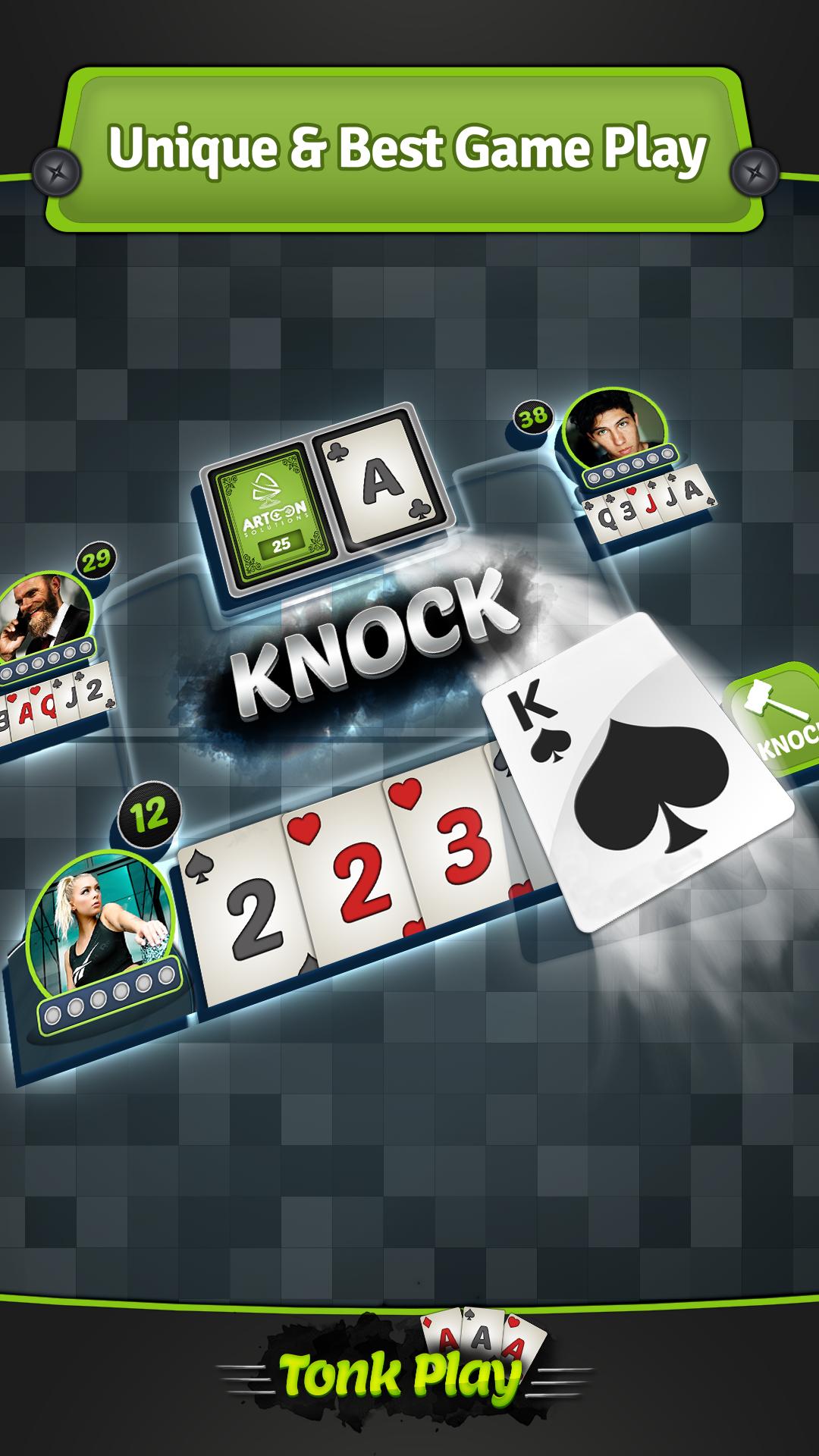 Tonk - Rummy Free Card Game
